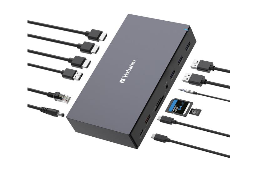 Verbatim Pro Dockingstation Usb- Dp Hdmi 1gbe