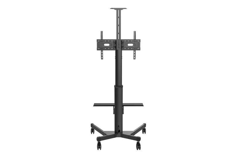Vision -series Vfm-f22 Vogn Med Hjul Højdejusterbar For Lcd Display Mat Sort