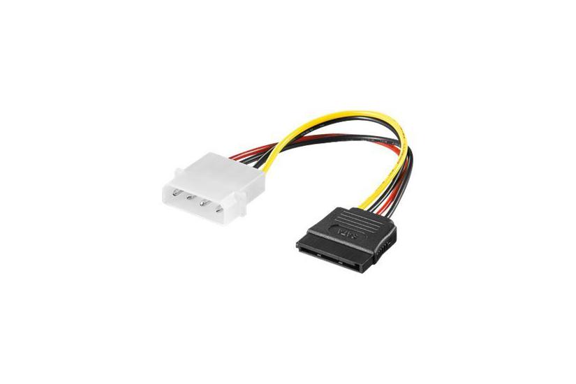 Wentronic Strømforsyningsadapter -pin Intern Strøm Til Sata Strøm 13 Cm
