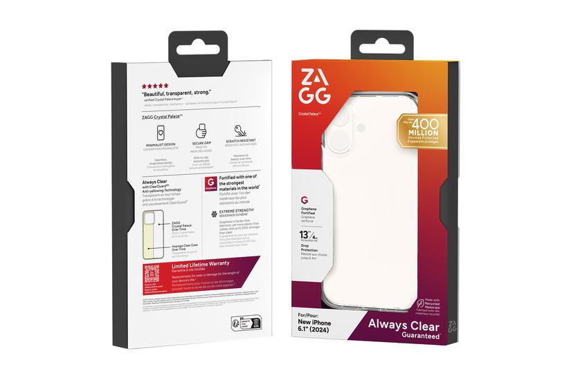 Zagg Crystal Palace Bagsidecover Til Mobiltelefon