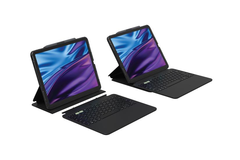 Zagg Pro Keys Tastatur Og Folio-kasse Folio-dække Qwerty Nordisk Indgangsudstyr