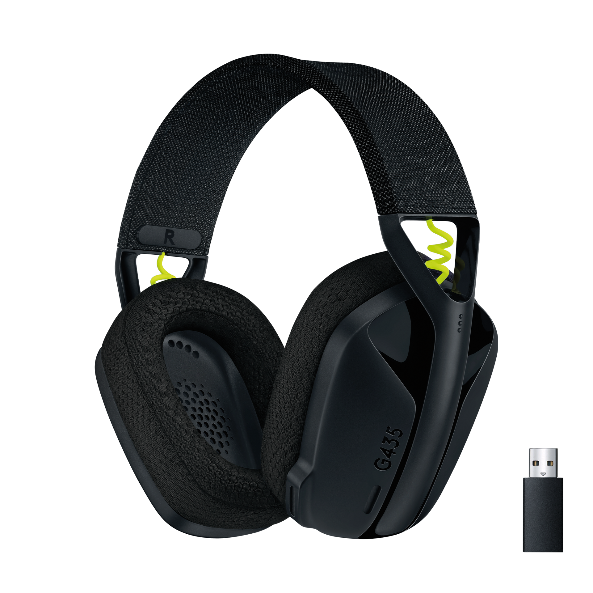 Logitech G435 Lightspeed Trådløs Gaming Headset Sort