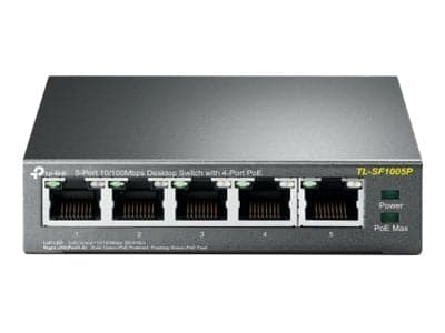 Tp-link Tl-sf1005p Switch  -porte 10 100  Poe
