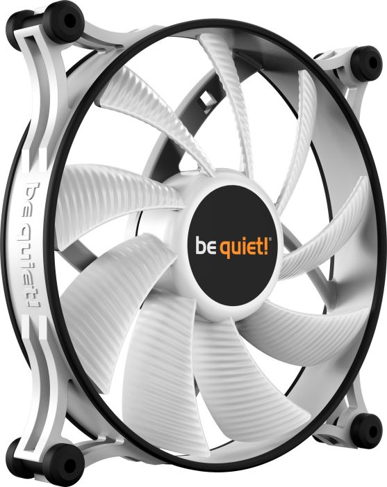Be Quiet   Shadow Wings   White 140mm Case Fanâ White  Kabinet Blæser Geekd Dk