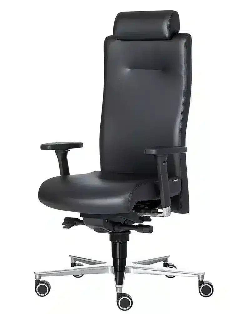 Rovo Xp Ergonomisk Læder Kontorstol Eb Comfort