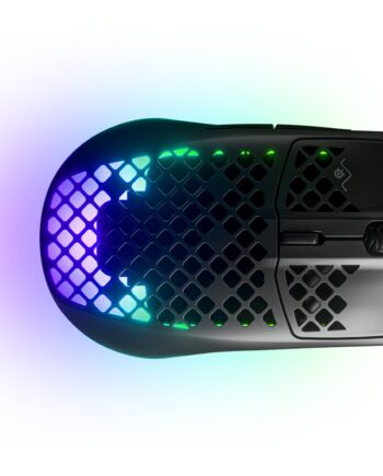 Steelseries Aerox   2022 Edition Optisk Trådløs Kabling Sort Mus Geekd Dk