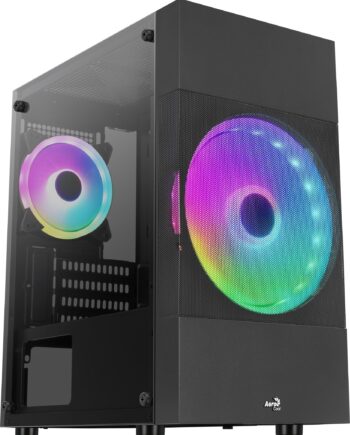 Aerocool Atomic Lite Tårn Micro-atx No Power Supply Sort Kabinet Geekd Dk