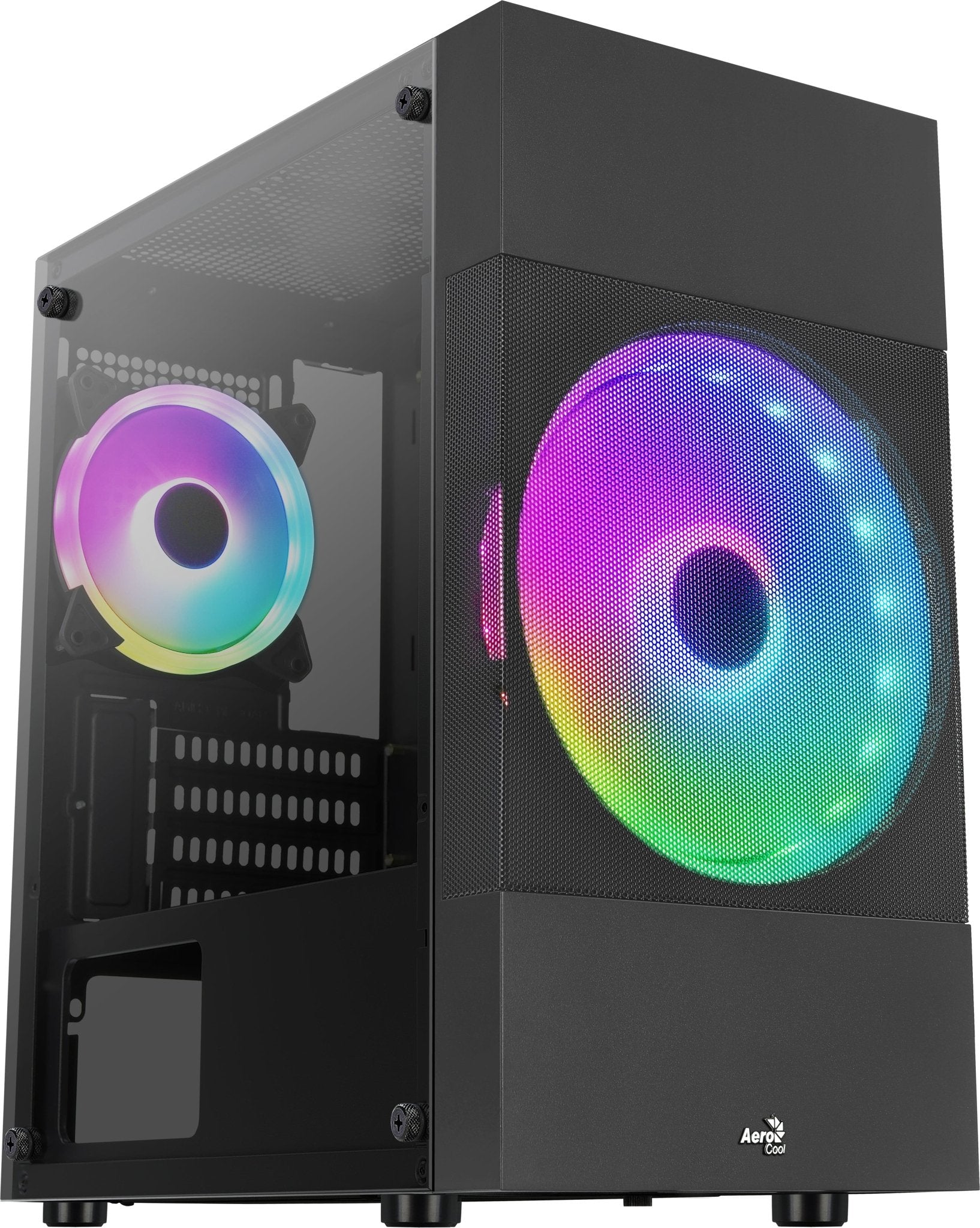 Aerocool Atomic Lite Tårn Micro-atx No Power Supply Sort Kabinet Geekd Dk