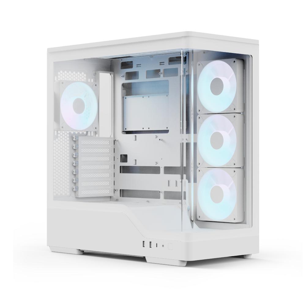 Aerocool P500a Mid-tower Case White Kabinet Geekd Dk