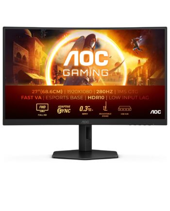 Aoc Gaming C27g4zxu 27 Quot  Fhd Curved Skærm 280hz