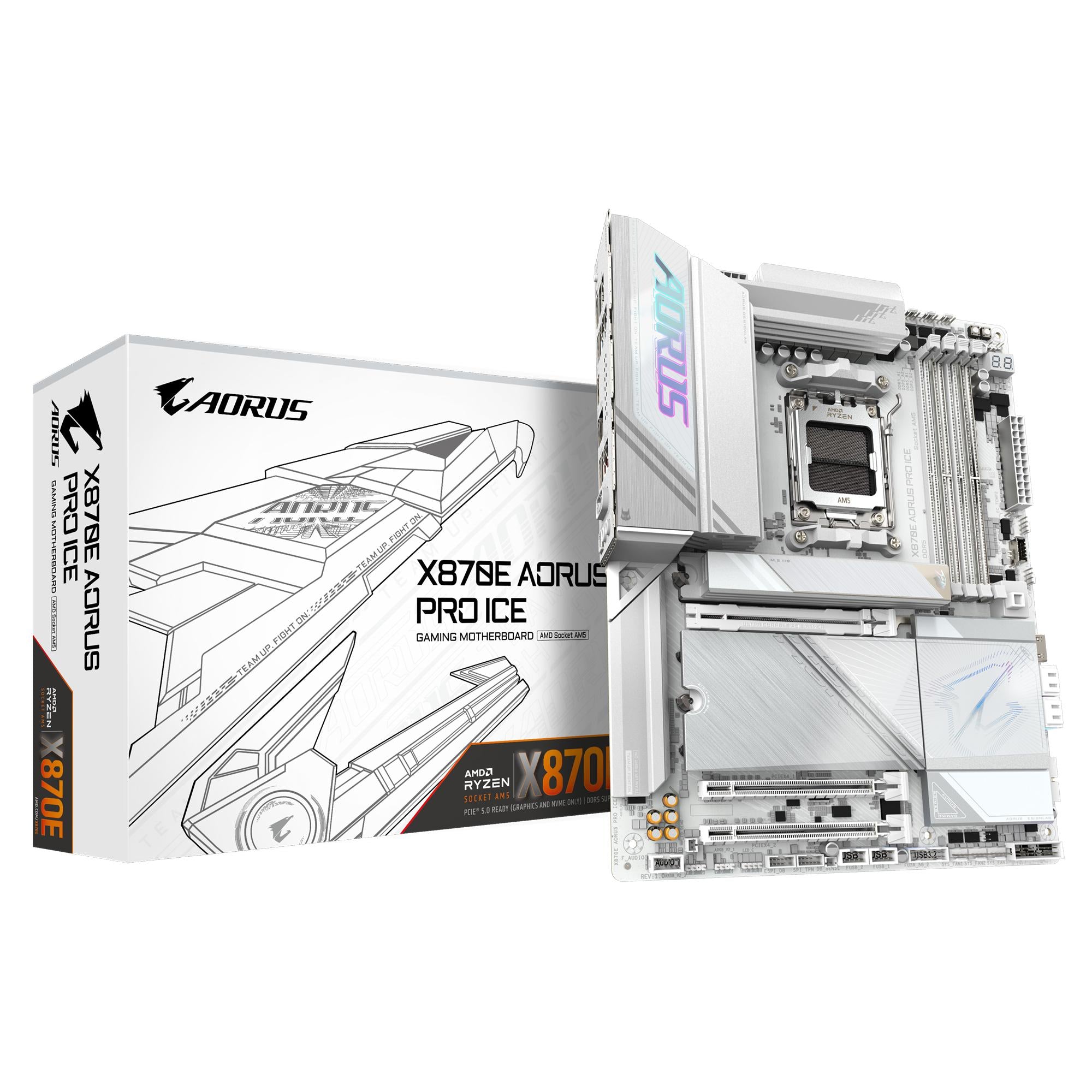 Aorus X870e Pro Ice Atx Socket Am5 Amd X870e