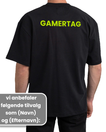 Arkaden Gamertag Tee   Sort    -