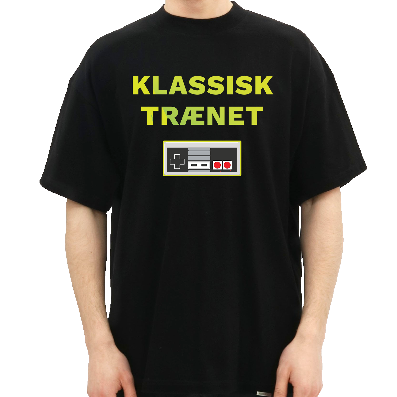 Arkaden Klassisk Trænet Tee Sort -
