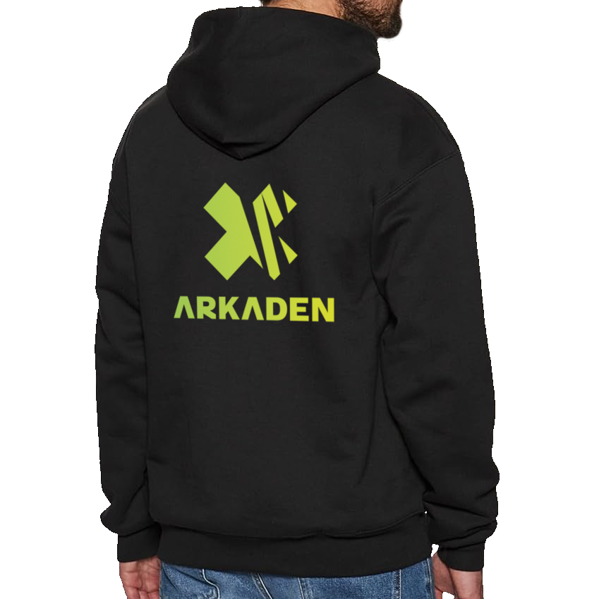 Arkaden Logo Hoodie Sort -