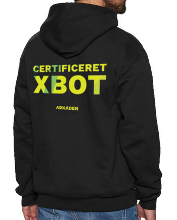 Arkaden Xbot Hoodie   Sort    -