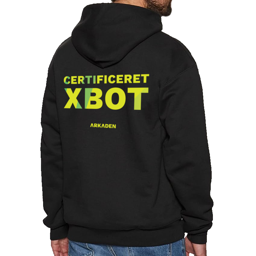 Arkaden Xbot Hoodie Sort -