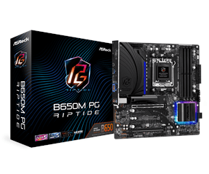 Asrock B650m Pg Riptide Bundkort Amd B650 Amd Am5 Socket Ddr5 Ram Micro-atx Geekd Dk
