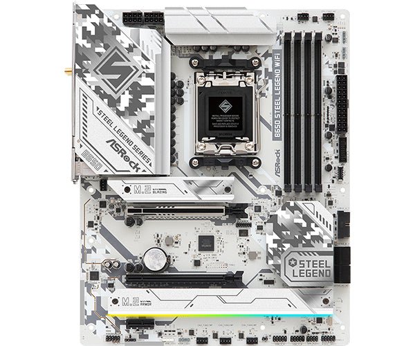 Asrock B650 Steel Legend Wifi Atx Socket Am5 Bundkortamd B650