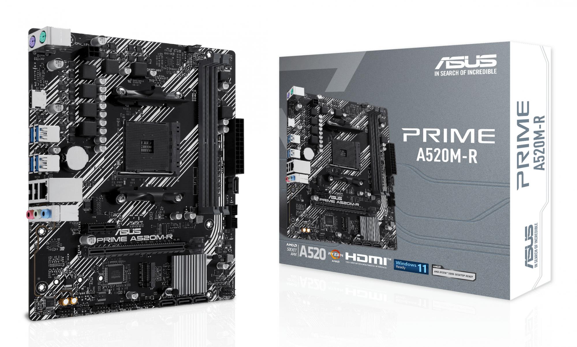 Asus Prime A520m- Micro-atx Socket Am4 Amd A520 Bundkort Geekd Dk