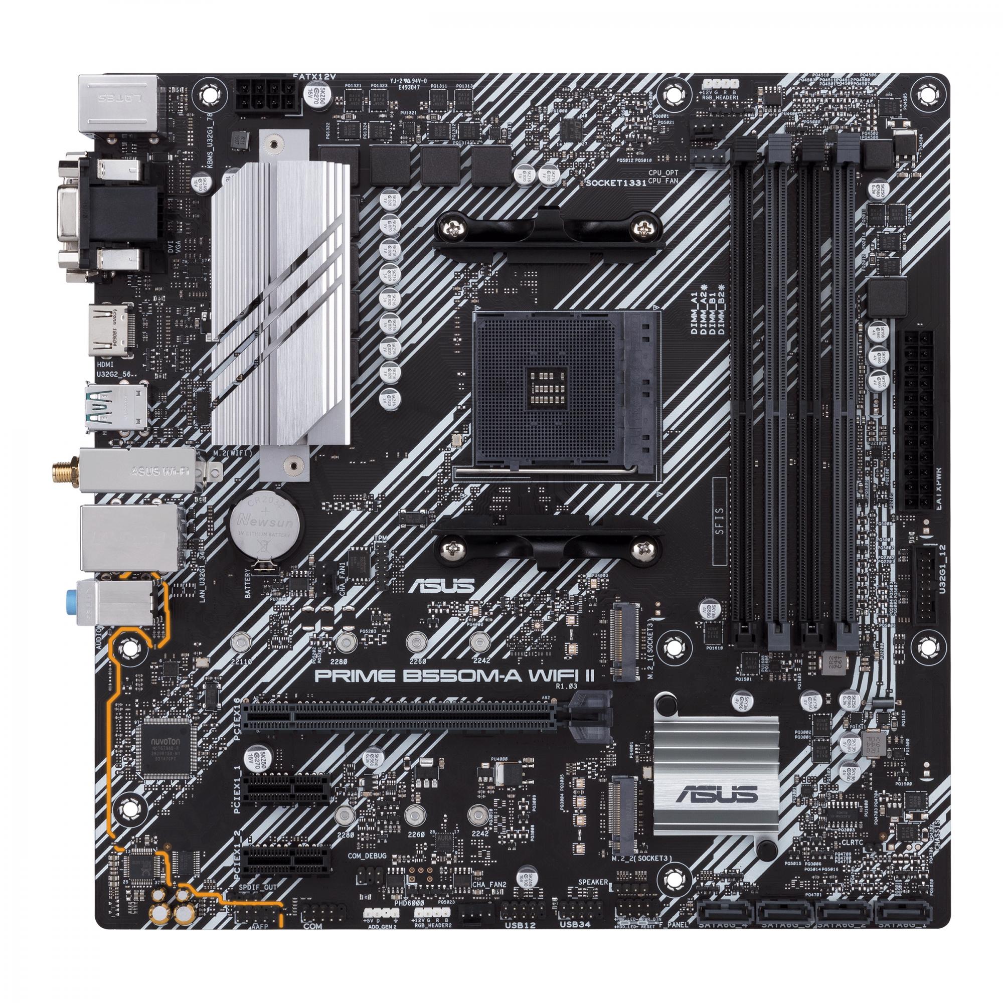 Asus Prime B550m- Wi-fi Ii Matx B550 Am4
