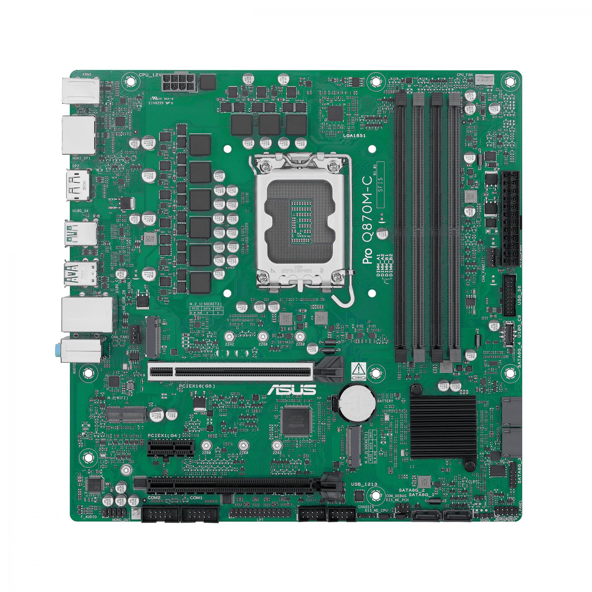 Asus Pro Q870m- -csm Matx Q870 Lga 1851 Ddr5