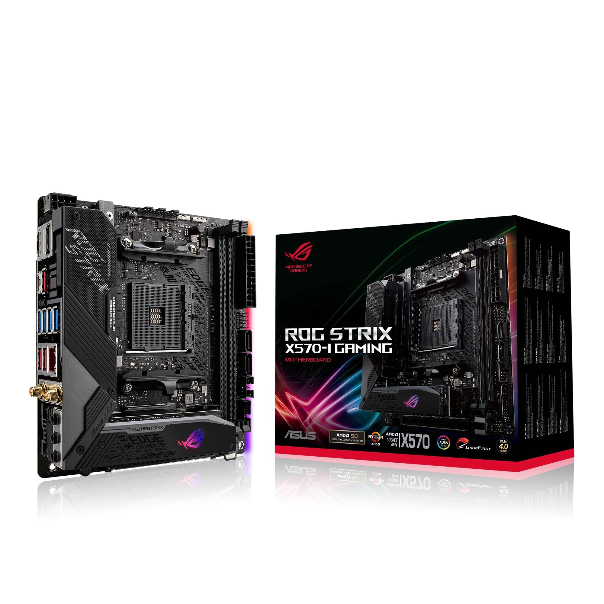 Asus Rog Strix X570- Gaming Mitx X570 Am4 Bundkort Geekd Dk