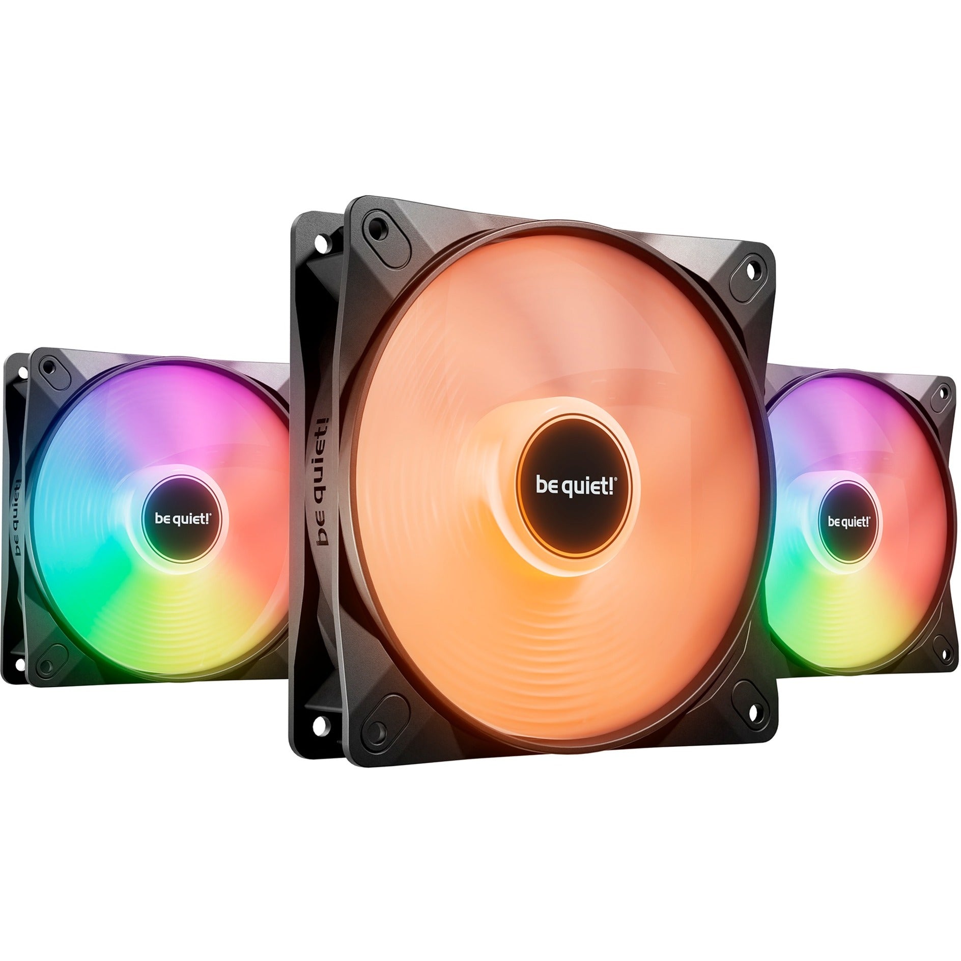 Be Quiet Light Wings Lx 120mm Pwm Triple Pack Case Fan Black Pack Of