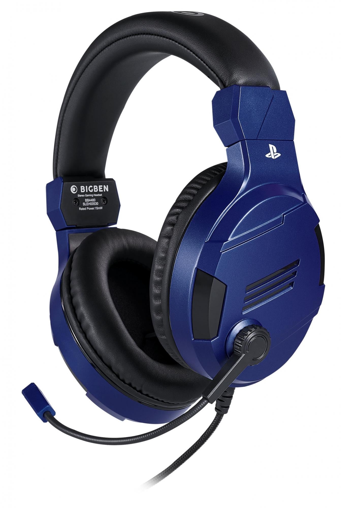 Bigben Interactive Ps4 Gaming Headset V3 Blå Headset Sony