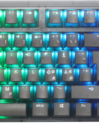 Ducky One   Aura Black Nordic Fullsize Gateron Baby Kangaroo- Rgb