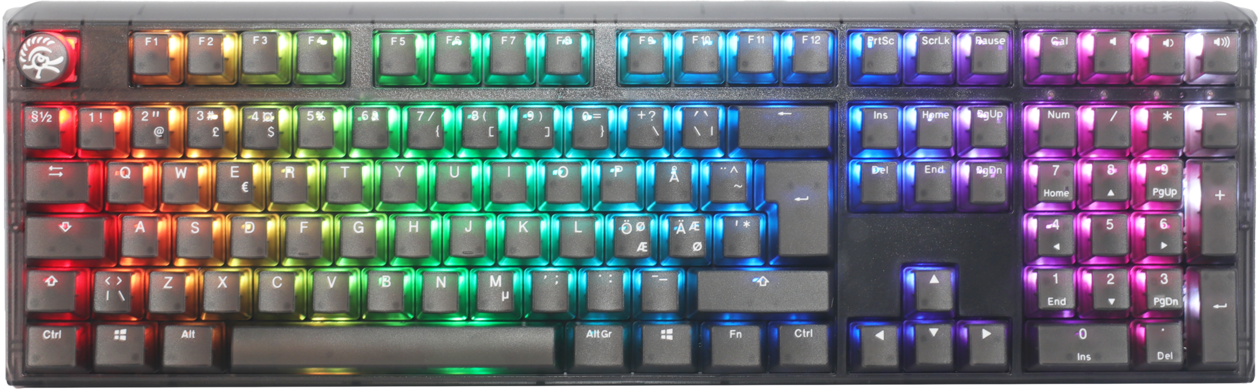 Ducky One Aura Black Nordic Fullsize Gateron Baby Kangaroo- Rgb
