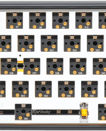 Ducky One   Hot Swap Iso Barebone Black Sf 65  Rgb Without Switches Keycaps