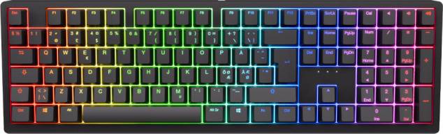 Ducky Zero Classic Cherry Brown Rgb Trådløs