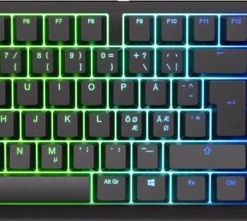 Ducky Zero Classic Cherry Red Rgb Trådløs