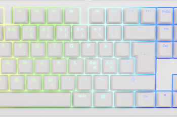 Ducky Zero White Cherry Brown Rgb Trådløs