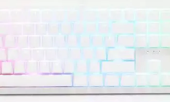 Ducky Zero White Cherry Red Rgb Trådløs