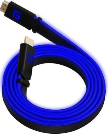 Floating Grip   5m High-speed Led Hdmi Cable V2   Blue Videokabel Geekd Dk