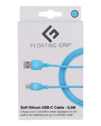 Floating Grip   5m Silicone Usb-  Cable  Blå  Kabler Geekd Dk