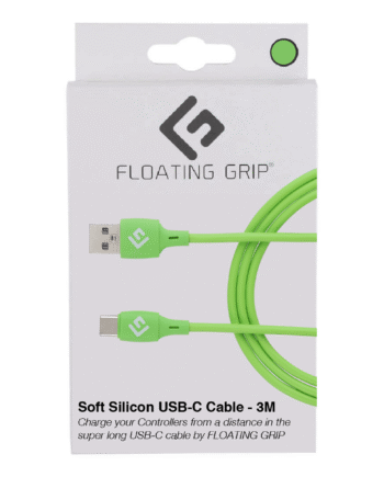 Floating Grip 3m Silicone Usb-  Cable  Grøn  Kabler Geekd Dk