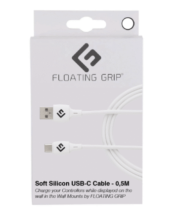 Floating Grip   5m Silicone Usb-  Cable  Hvid  Kabler Geekd Dk
