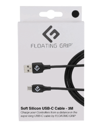 Floating Grip 3m Silicone Usb-  Cable  Sort  Kabler Geekd Dk