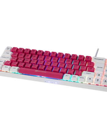 Gamiac Tkl69g Hvid Rød Sf Tastatur Blå Switch