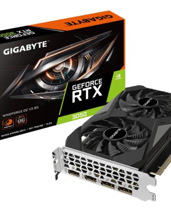 Gigabyte Geforce Rtx 3050 Windforce   V2 Oc 6gb Gddr6 Ram Grafikkort