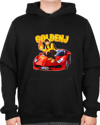 Goldenj Lambo Hoodie   Sort    -