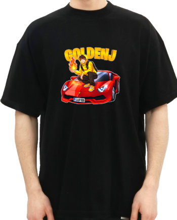 Goldenj Lambo Tee   Sort    -