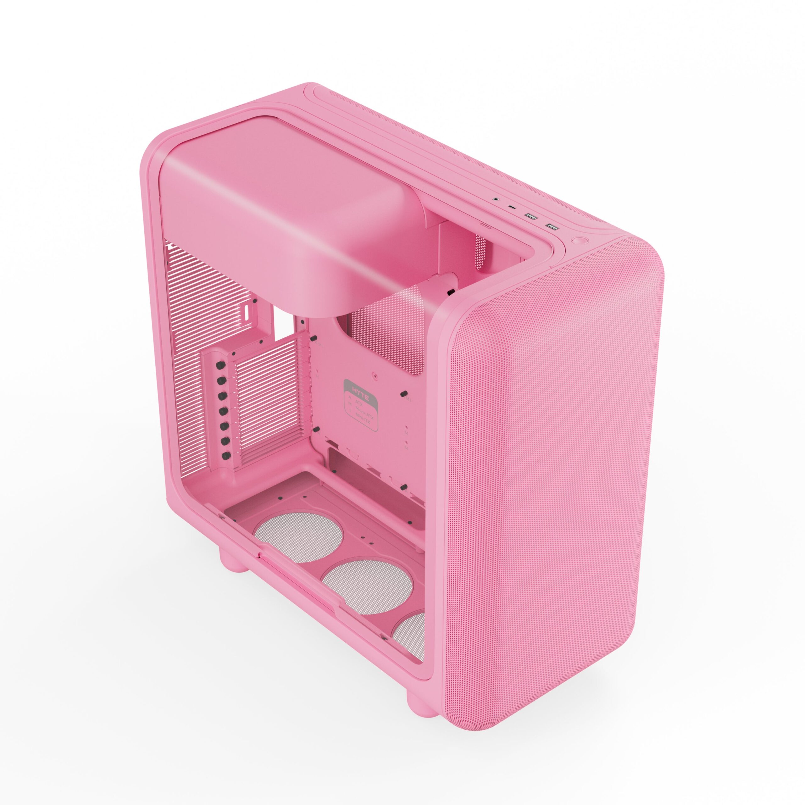 Hyte X50 Midi-tower Strawberry Milk Pink Kabinet Geekd Dk