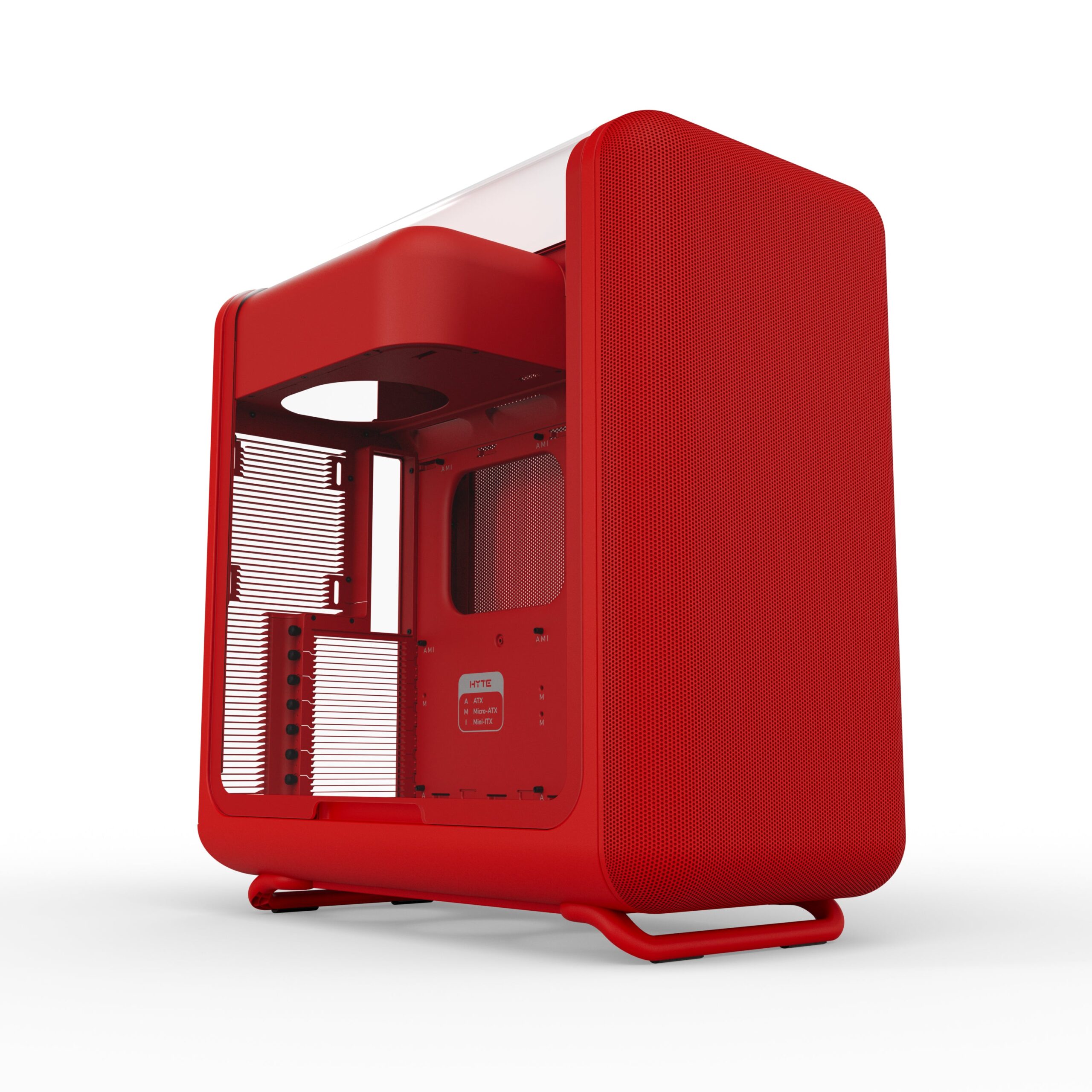 Hyte X50 Midi-tower Wild Cherry Red Kabinet Geekd Dk