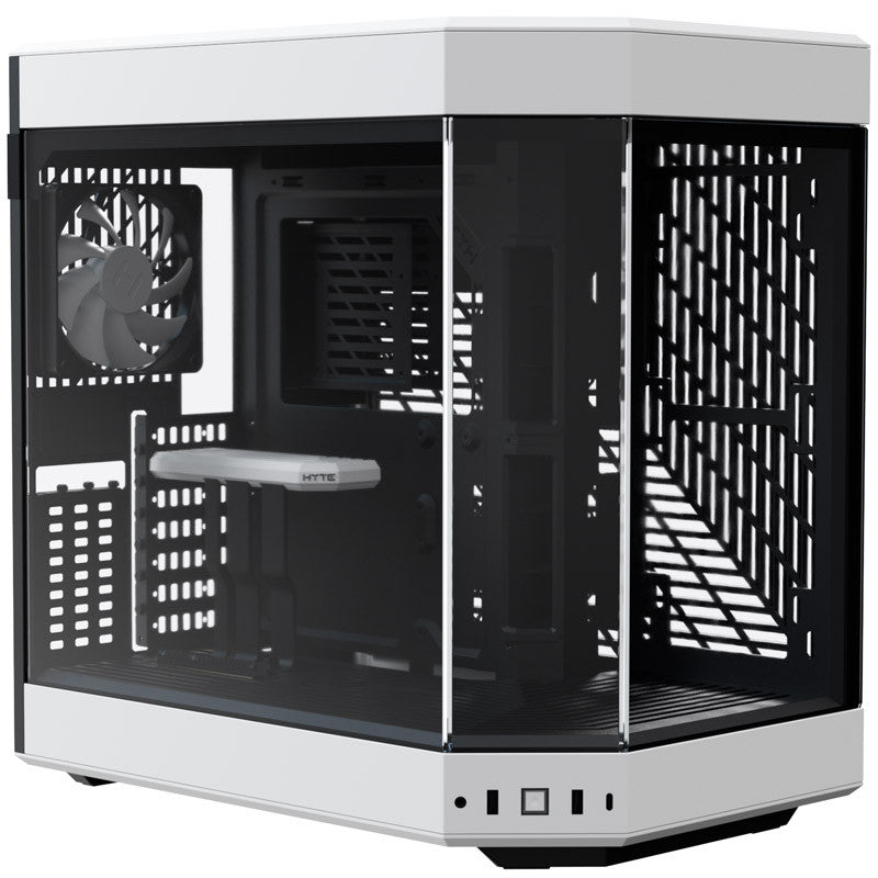 Hyte Y60 Midi Tower Black White Pci- Panoramic Glass View Kabinet Geekd Dk