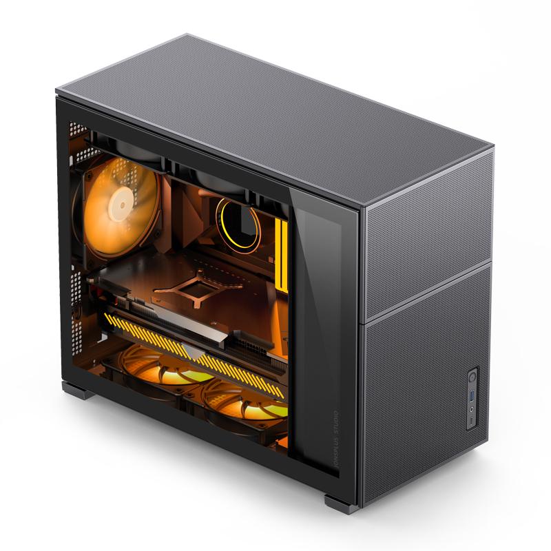Jonsbo D31 Mesh Matx Case Tempered Glass Sort
