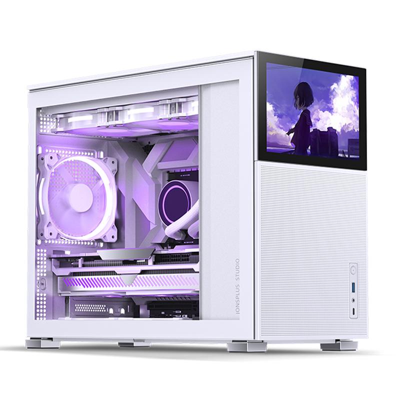 Jonsbo D31 Mesh Screen Matx Case Tempered Glass Hvid