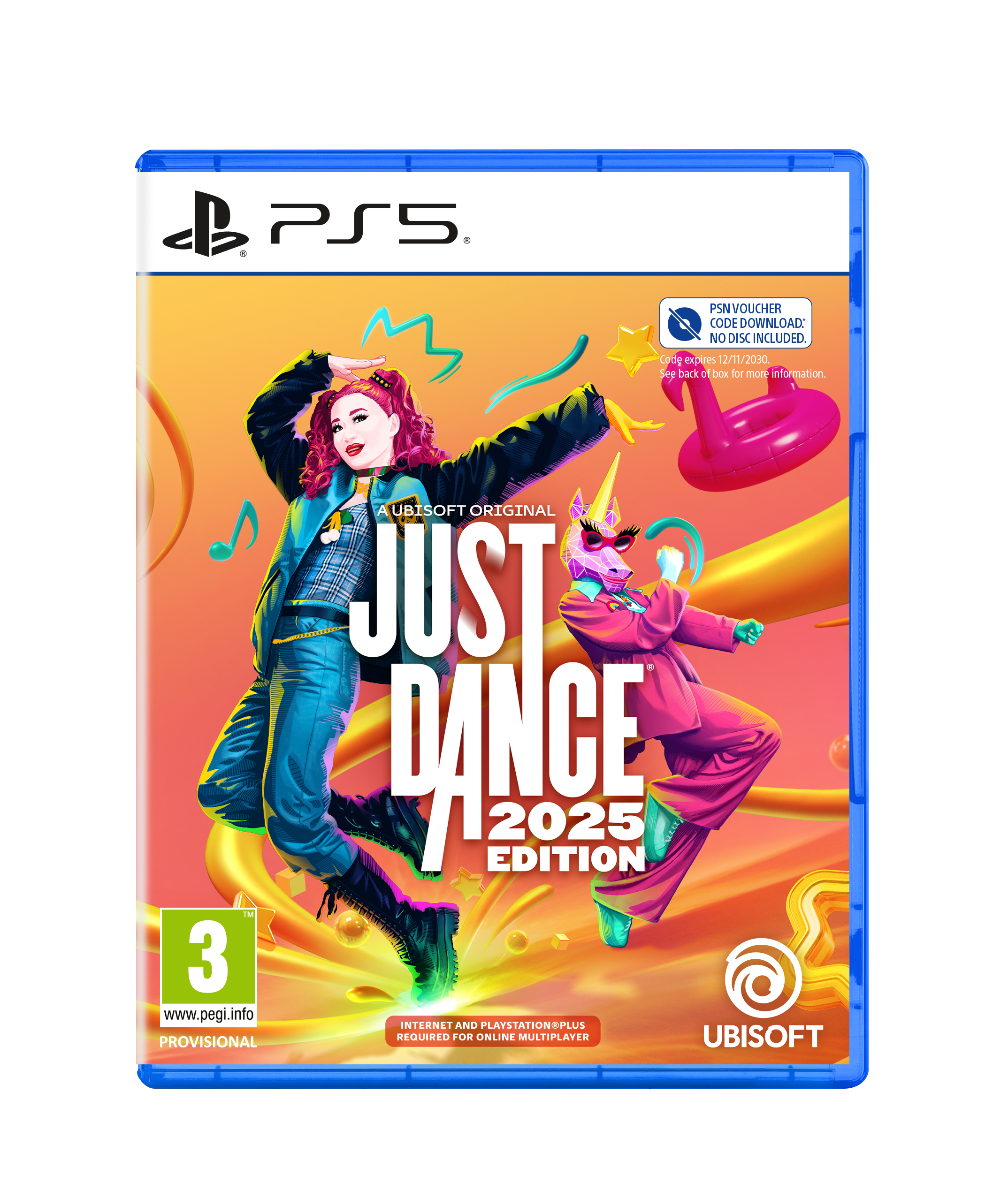 Just Dance 2025 Code In Box Playstation Ps5 Spil Geekd Dk